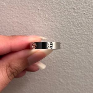 Cartier Love Ring in Silver
